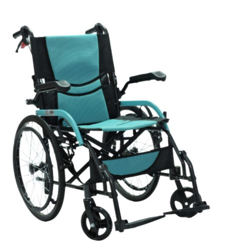 Silla de ruedas Biosmedic Estandar y Transporte liviana manual sí color azul