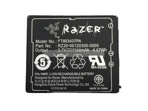 Bateria Mouse Razer Mamba Ft803437pa 1100mah 3.7v 