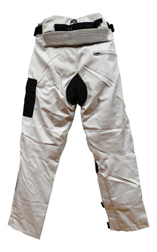 Pantalón Con Protecciones Para Moto Immortale Road Gris