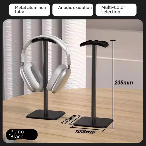 Blanco - Soporte Para Auriculares Para Computadora De Aleaci