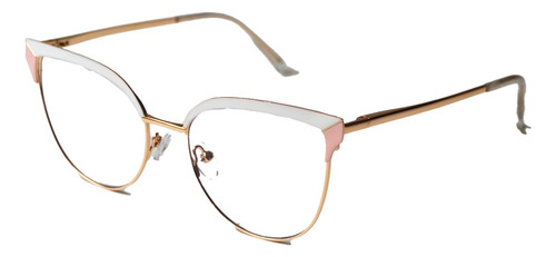 Anteojos Lectura Armazon Receta Lentes Mujer Hadar Arsuro Blanco