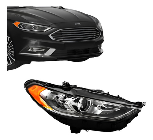 Farol Fusion Sel Flex 2017 A 19 Manual Projetor Led Direito