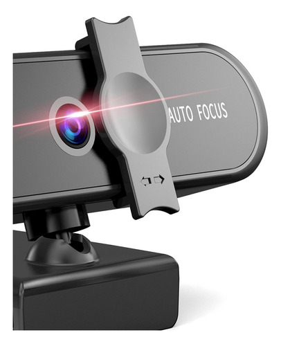 1080p/2k/4k Cámara Web Autofoco Con Micrófono,, 2k Negro