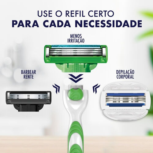 Barbeador Gillette Mach3 Sensitive Aparelho De Barbear
