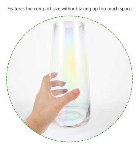 Vaso De Vidro Para Decoração De Arranjos De Flores Artificia