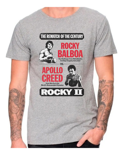 Remera Rocky 2 Apollo Creed Boxeo Pelicula 1002 Minos