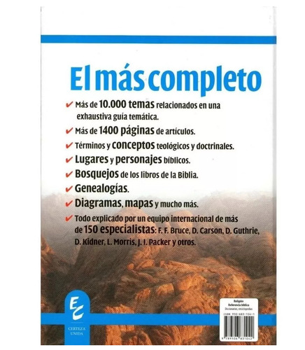 Nuevo Diccionario Bíblico Certeza - F. F Bruce Y Otros