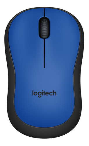 Imagem 1 de 2 de Mouse sem fio Logitech  M220 Silent azul