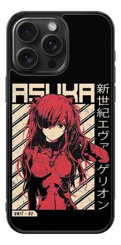 Funda Neon Genesis Evangelion Asuka Eva 02 Nerv Seele Negro Motorola Edge 60 Pro