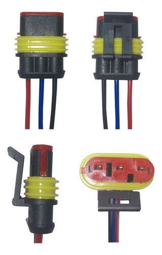 Conector Bobina Gm Aveo Optra Spark 3 Pines Map Gm Aveo