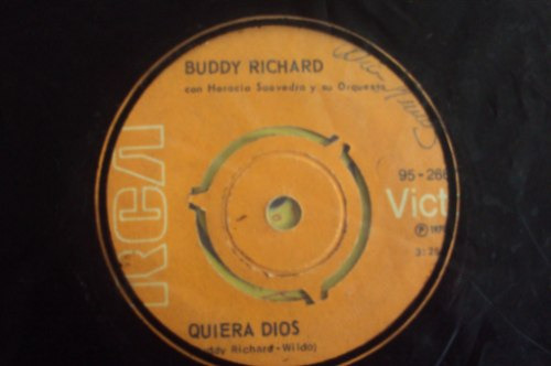 Single Vinilo 45 Buddy Richard Quiera Dios
