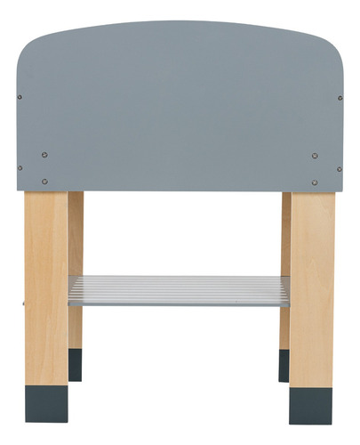 Cocinita De Juguete Parrilla Asador Juego Didáctico Infantil Color Gris/naranja