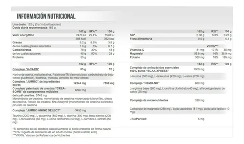 Ganador De Peso Jumbo 3,520gr 16sv Scitec Nutrition