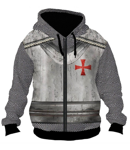 Buzo O Campera C/capucha Zt - Bczt-0312- Armadura Templarios