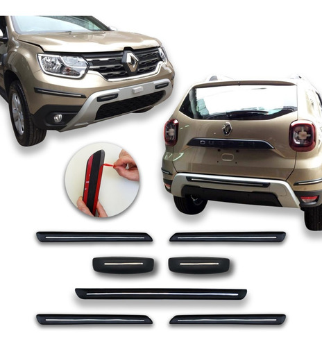 Renault Duster 2022 Defensa De Paragolpes Cromo Kenny