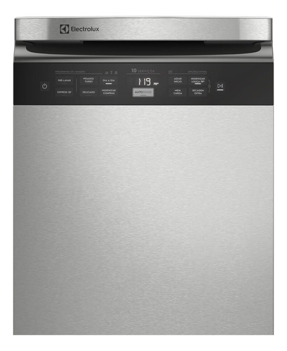 Lava-louças Electrolux 10 Serviços Ll10x Inox 220v Prateado