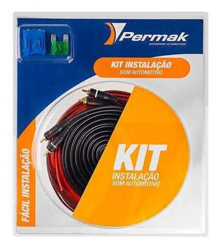 Kit Instalação Som Automotivo Rca Permak Modulo 1500 Wrms