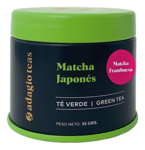 Adagio Teas Matcha Frambuesa 35 grs