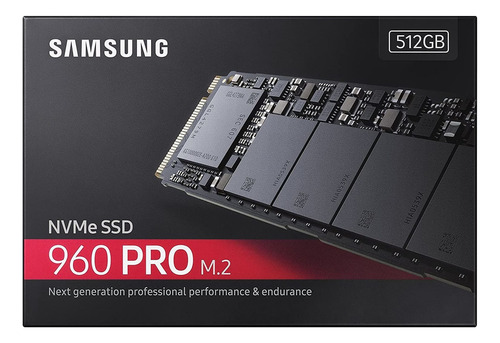 Samsung 960 Pro Nvme M.2 512 Gb Ssd (mz-v6p512bw)