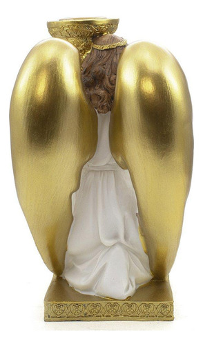 Kit Imagem Anjo Da Guarda Castiçal Lado Direito E Lado