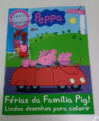 Livro Peppa Pig - Desenhos Para Colorir - Gratis Maria-chiquinha Da Peppa - Editora On Line [2003]