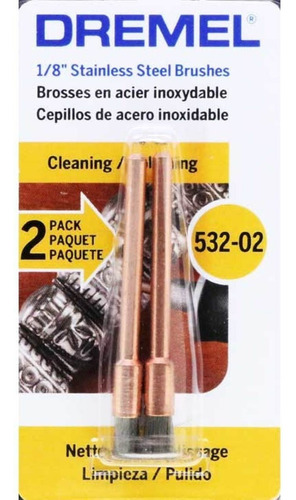 Cepillo Pulir Limpiar Dremel 532 Minitorno Dremel X 2 Unidad