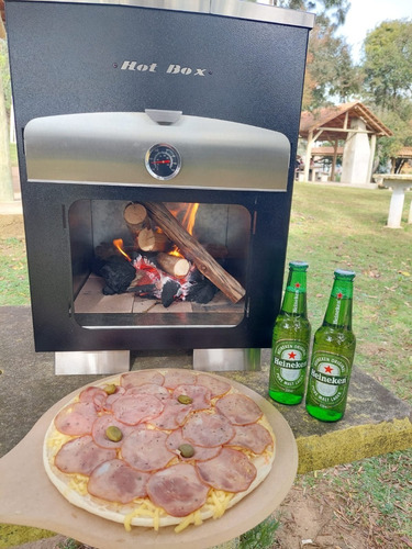 Forno De Pizza A Lenha E Churrasqueira 2 Em 1 Hotbox