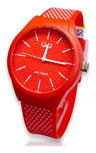 Reloj Rojo Deportivo Mujer Ideal Para Regalo