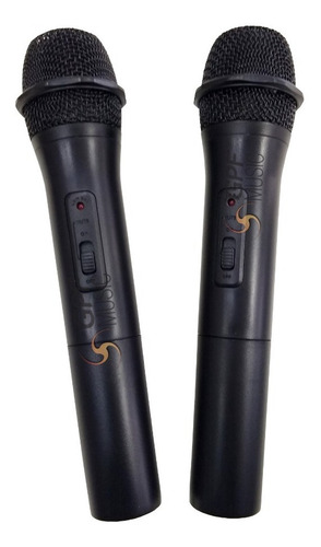 Imagen 2 de 9 de Microfono Inalambrico Vhf Doble Mano Parquer Wr-368vr