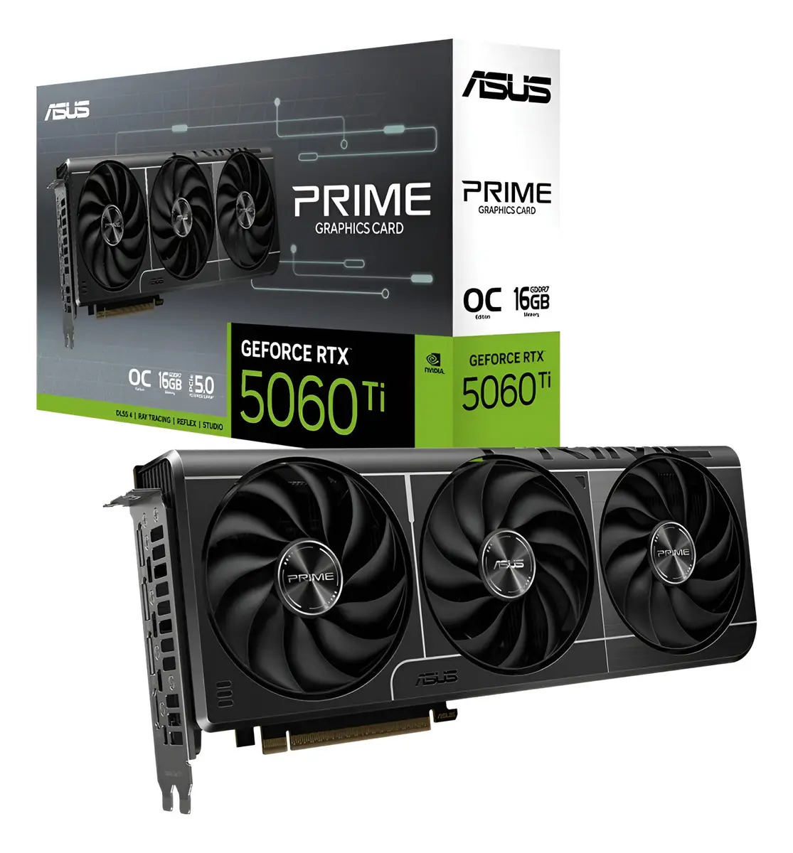 Tarjeta gráfica Asus Prime Geforce Rtx 5060 Ti Oc 16gb Gddr7