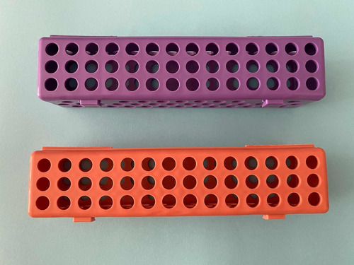 2 Estojos Perfurado P Esterilização De Instrumental - Zirc (Usado)