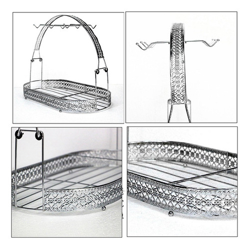Soporte Para Tazas De Hierro Estante Para Café Soporte Para