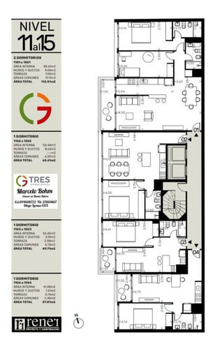 Imagen 2 de 4 de Venta Apartamento 1 Dormitorio Pocitos