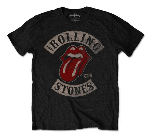 Camiseta De Algodón De La Gira 1978 De Los Rolling Stones