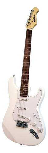 Guitarra Eléctrica Newen St Lenga Maciza Patagónica Color Blanco Material Del Diapasón Palo De Rosa Orientación De La Mano Diestro