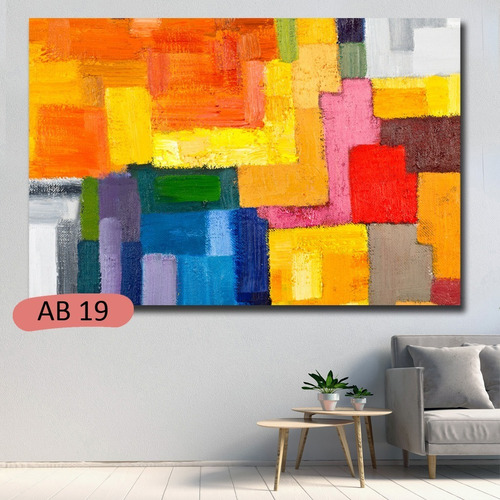 Imagen 6 de 10 de Cuadros Modernos Decorativos 120x70 Tamaño Gigante Lienzo