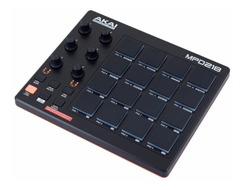 Imagem 3 de 9 de Controlador Midi Usb Dj Mpd218 Akai 16 Pads Retroiluminados