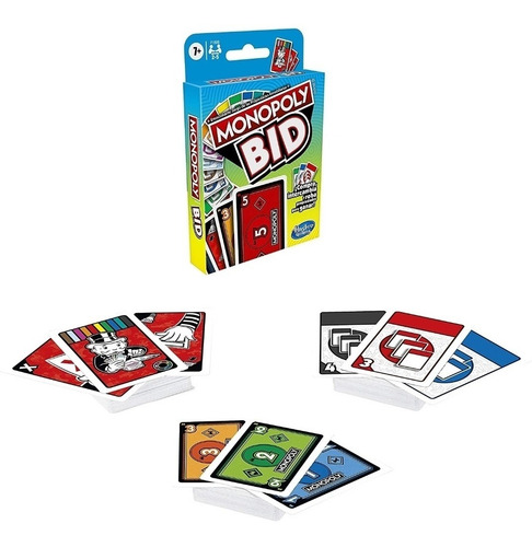 Hasbro Gaming Monopoly Bid Juego De Cartas