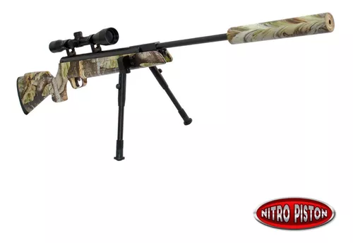 Rifle Nitro Piston Sr-1000 Camo + Bípode + Mira + Balines