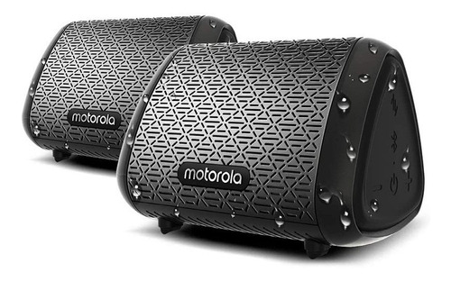 Parlante Portable Motorola Sub 340 Bluetooth 2x7w Negros