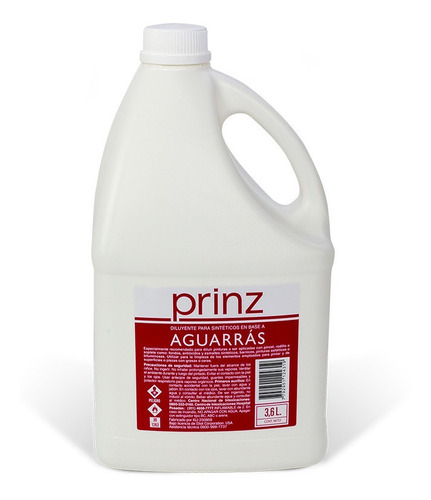 Aguarras Diluyente Pintura 3,6lt Prinz 18 Cuotas Sin Interes