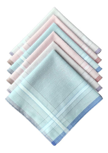 6 Pañuelos Para Hombres, Toallas De Algodón Para Limpiar