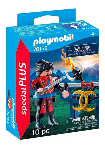 Muñeco Guerrero Samurai Playmobil Special Plus 70158
