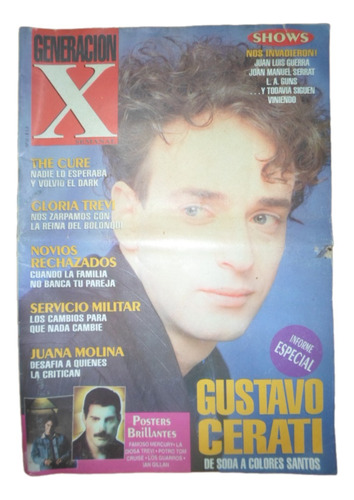 Generacion X 12 Gustavo Cerati Soda Stereo The Cure Poster