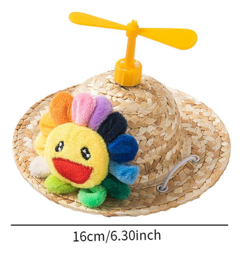 Sombrero De Paja Para Mascotas, Sombrero Para El Sol Para