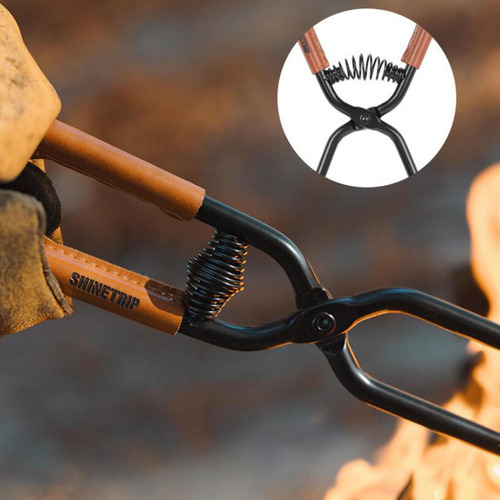 Pinzas Para Fogatas, Pinzas Para Chimenea De 55 Cm Con Funda