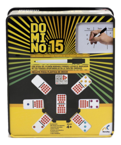 Dominó Doble 15 Novelty D-585