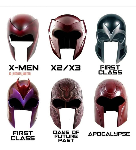 Lote 4 Planos Casco Magneto ( X Men Marvel Disney Iron Man)