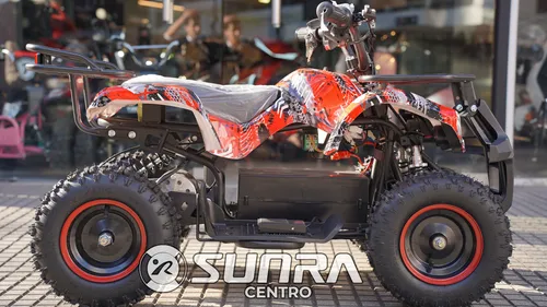 Mini Cuatri Electrico Sunra Atv 800w Niños + Casco / E