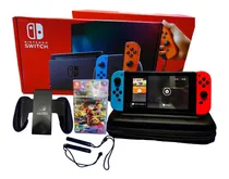 Comprar Nintendo Switch 32gb Standard Color Rojo Neón, Azul Neón